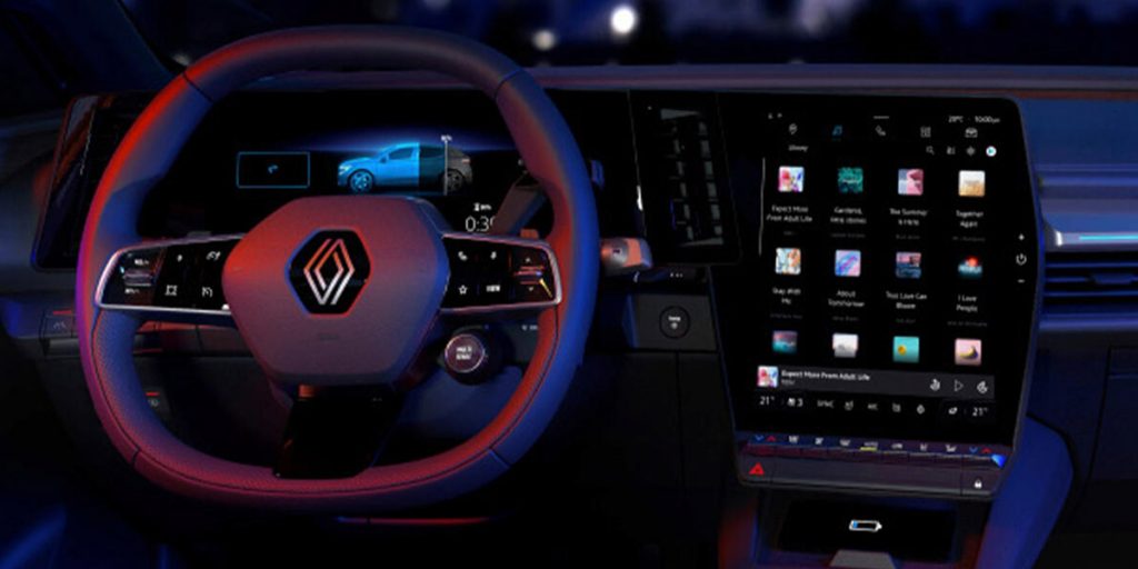 autoradio avec commande au volant Renault